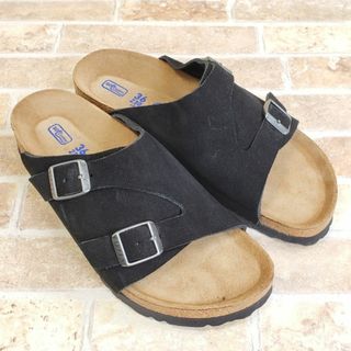 ビルケンシュトック(BIRKENSTOCK)のビルケンシュトック ☆ チューリッヒ スエードレザー サンダル 36 ブラック(サンダル)