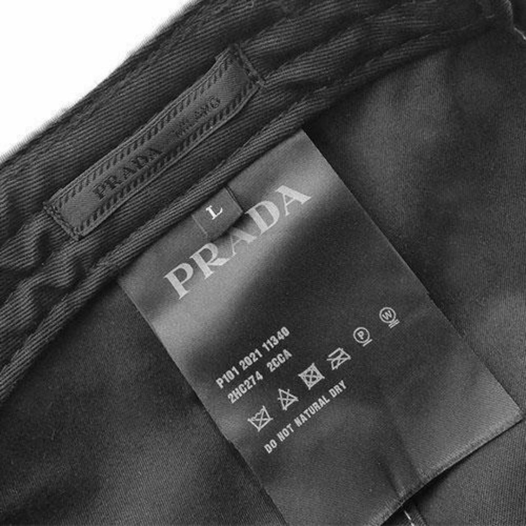 PRADA(プラダ)のプラダ 帽子 PRADA テスート ナイロン ベースボールキャップ ロゴ サイズL パープル メンズ 2HC274 T-YJP06251 レディースの帽子(キャップ)の商品写真