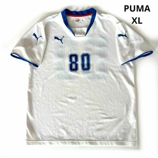 プーマ(PUMA)のPUMA プーマ Tシャツ スポーツ 古着 ナンバーロゴ 日本製  XL相当(Tシャツ/カットソー(半袖/袖なし))