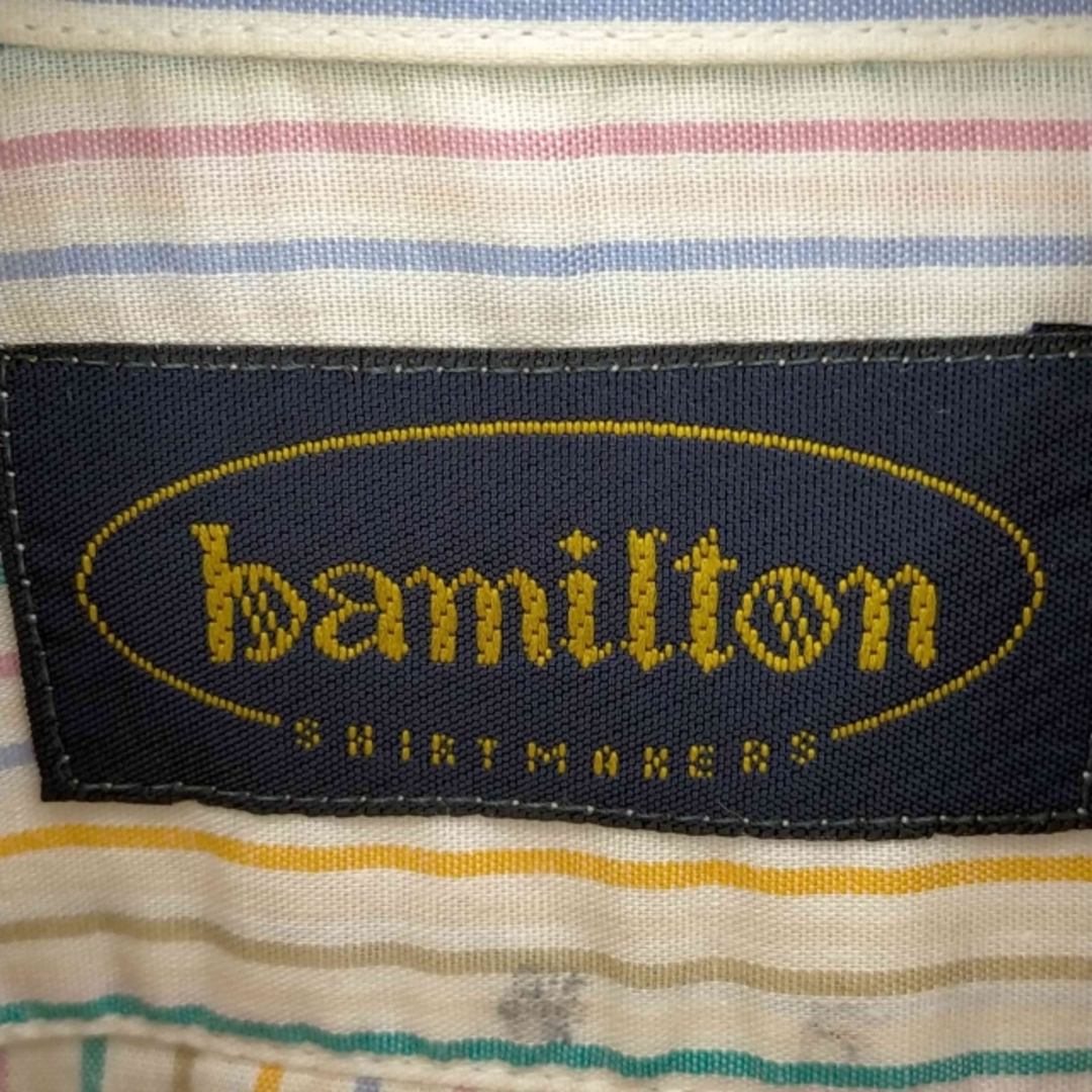 Hamilton(ハミルトン)のHAMILTON(ハミルトン) マルチボーダー ボタンダウンシャツ メンズ メンズのトップス(その他)の商品写真