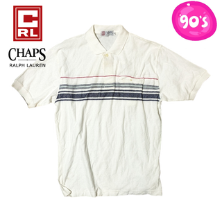 CHAPS - デッドストック 90s CHAPS RALPH LAUREN ホワイトポロシャツ