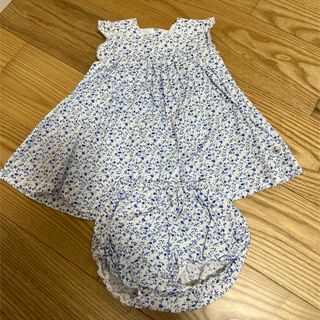 プチバトー(PETIT BATEAU)のプチバトー　ベビー　ワンピース(ワンピース)