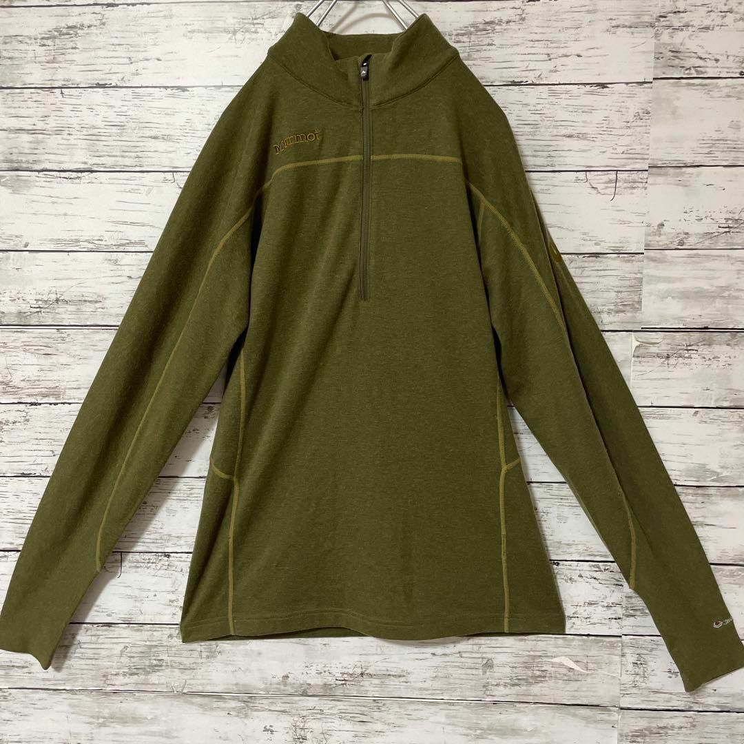 MARMOT(マーモット)のMarmot クライムウールストレッチロングスリーブジップ ハーフジップ メンズのトップス(Tシャツ/カットソー(七分/長袖))の商品写真