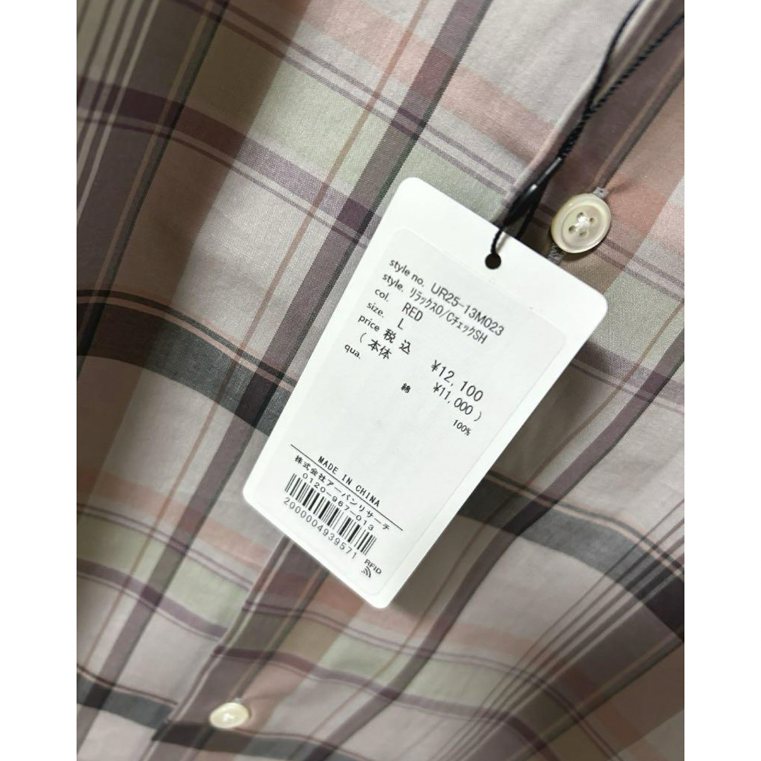URBAN RESEARCH(アーバンリサーチ)の新品　アーバンリサーチ　リラックスオープンカラーチェックシャツ メンズのトップス(シャツ)の商品写真