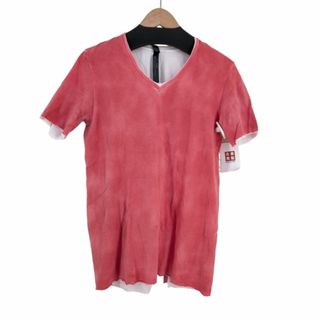 ダブルジェーケー(wjk)のwjk(ダブルジェイケイ) 2-ply カットオフ V-neck S/S メンズ(Tシャツ/カットソー(半袖/袖なし))