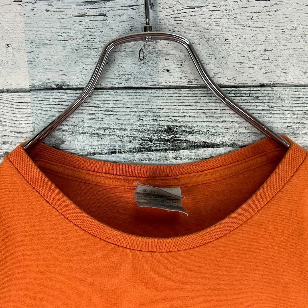 NIKE(ナイキ)のナイキ メキシコ製 刺繍ロゴ ワンポイント 半袖 Tシャツ オレンジ XL メンズのトップス(Tシャツ/カットソー(半袖/袖なし))の商品写真