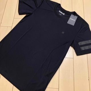 ハーレー(Hurley)のハーレー　Hurley ラッシュガード　黒ラッシュ　黒Tシャツ(水着)