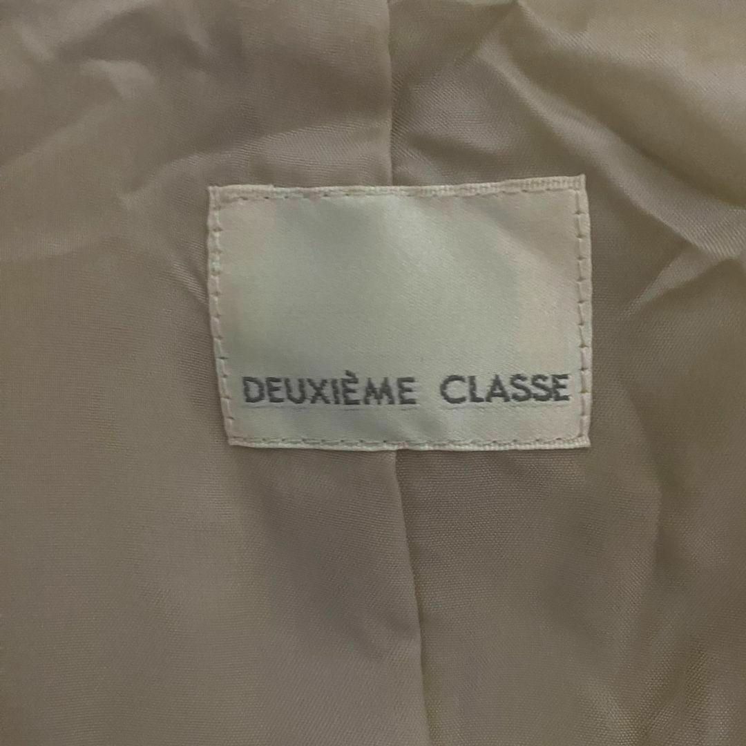 DEUXIEME CLASSE(ドゥーズィエムクラス)の【大人気◎】DEUXIEME CLASSE 本革ラムレザートレンチコート 羊革 レディースのジャケット/アウター(トレンチコート)の商品写真