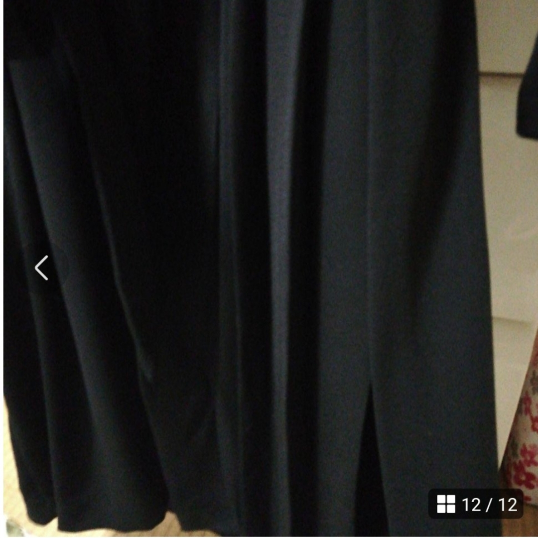 mysty woman(ミスティウーマン)のバックが可愛い ♡ mysty woman トレンチコート ブラック レディースのジャケット/アウター(スプリングコート)の商品写真