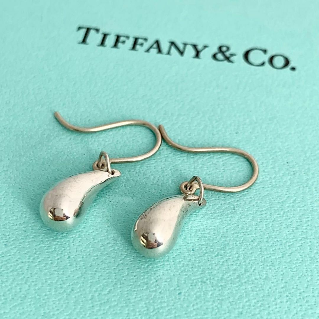 Tiffany & Co.(ティファニー)のTIFFANY&Co. ティファニー ティアドロップ フック ピアス cx1 レディースのアクセサリー(ピアス)の商品写真