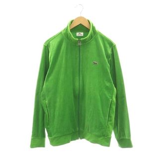 ラコステ(LACOSTE)のラコステ ベロア トラックジャケット ロゴ ジップアップ 4 黄緑(その他)