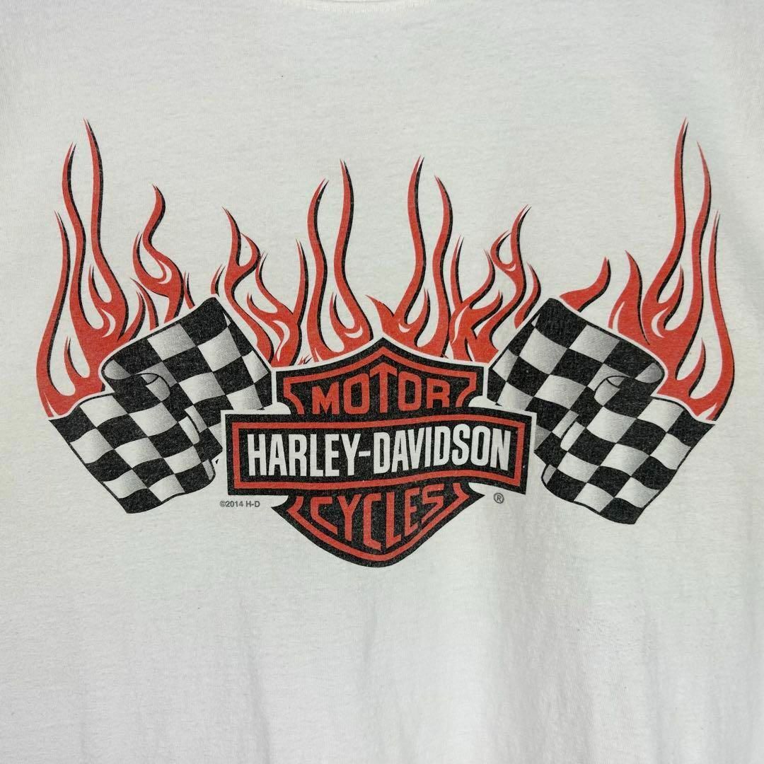 Harley Davidson(ハーレーダビッドソン)のハーレーダビッドソン 両面プリント カットオフTシャツ タンクトップ XXL メンズのトップス(タンクトップ)の商品写真