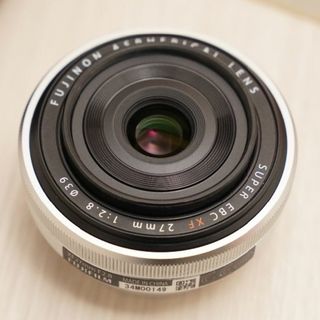 フジフイルム(富士フイルム)のXF 27mm F2.8 FUJIFILM シルバー　 難有り 富士フィルム(レンズ(単焦点))