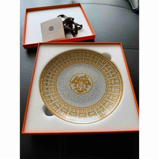 エルメス(Hermes)のエルメス　お皿2枚セット　〈モザイク 24〉ゴールド(食器)