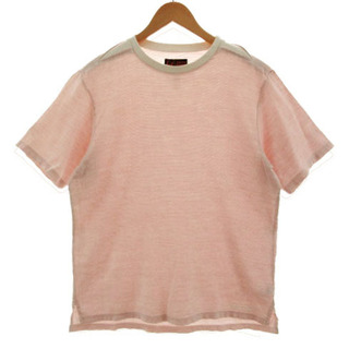 マーモット(MARMOT)のマーモット Tシャツ SHIRT KATO 半袖 ロゴ刺繍 ピンク ベージュ L(その他)