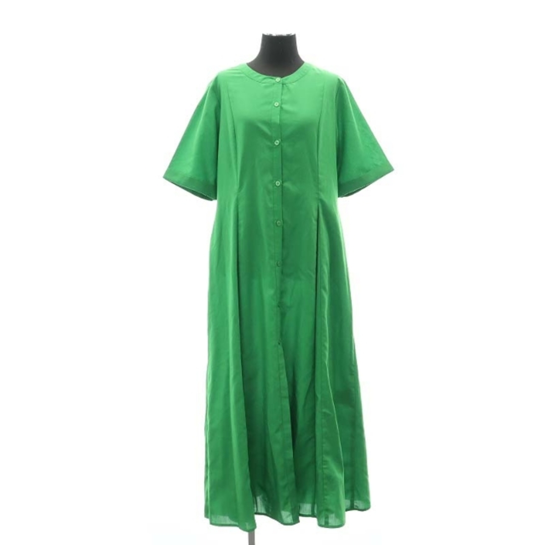 URBAN RESEARCH(アーバンリサーチ)のアーバンリサーチ Items Voile Like Tuck Dress F 緑 レディースのワンピース(ロングワンピース/マキシワンピース)の商品写真