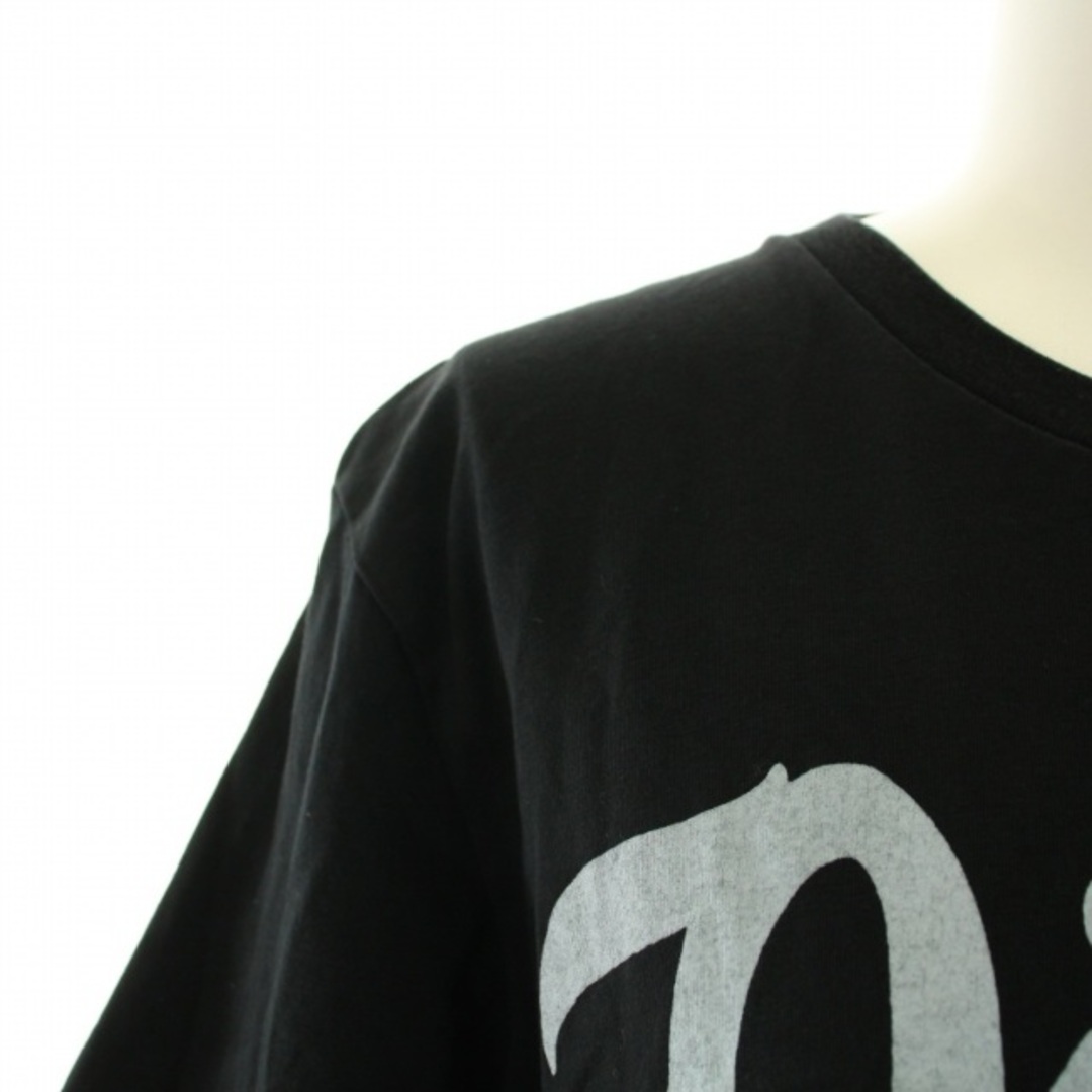 DIESEL(ディーゼル)のディーゼル Tシャツ カットソー 半袖 クルーネック ロゴ プリント S 黒 レディースのトップス(Tシャツ(半袖/袖なし))の商品写真