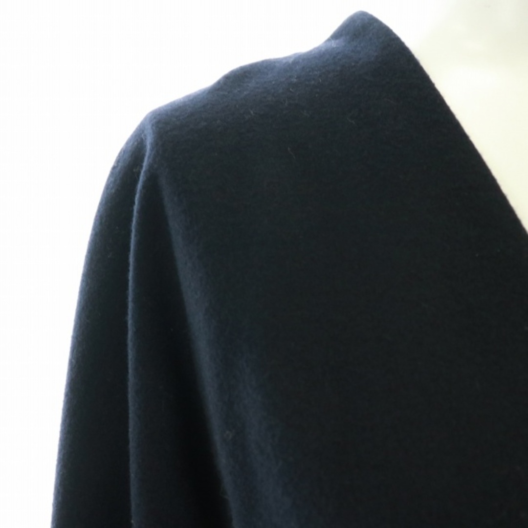 DRESSLAVE(ドレスレイブ)のドレスレイブ ワンピース Vネック ロング マキシ ウール 長袖 38 黒 レディースのワンピース(ロングワンピース/マキシワンピース)の商品写真