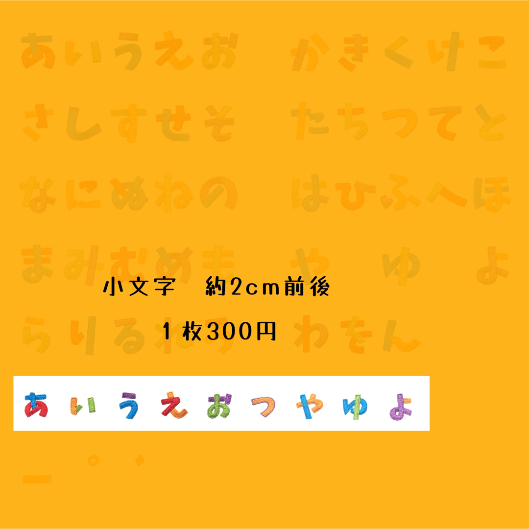 ひらがなワッペン「トイブロック」 お名前ワッペン カスタマイズ可能 ハンドメイドのキッズ/ベビー(ネームタグ)の商品写真