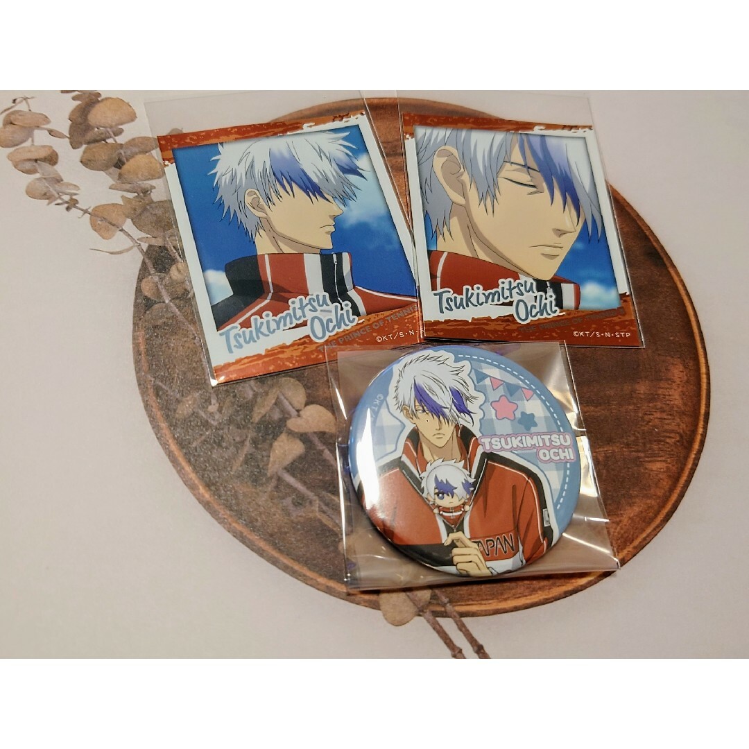 テニプリ 越知月光 おきがえぬい 缶バッジ ステッカーの通販 by テニプリ 越知月光 おきがえぬい 缶バッジ ステッカーの通販 by