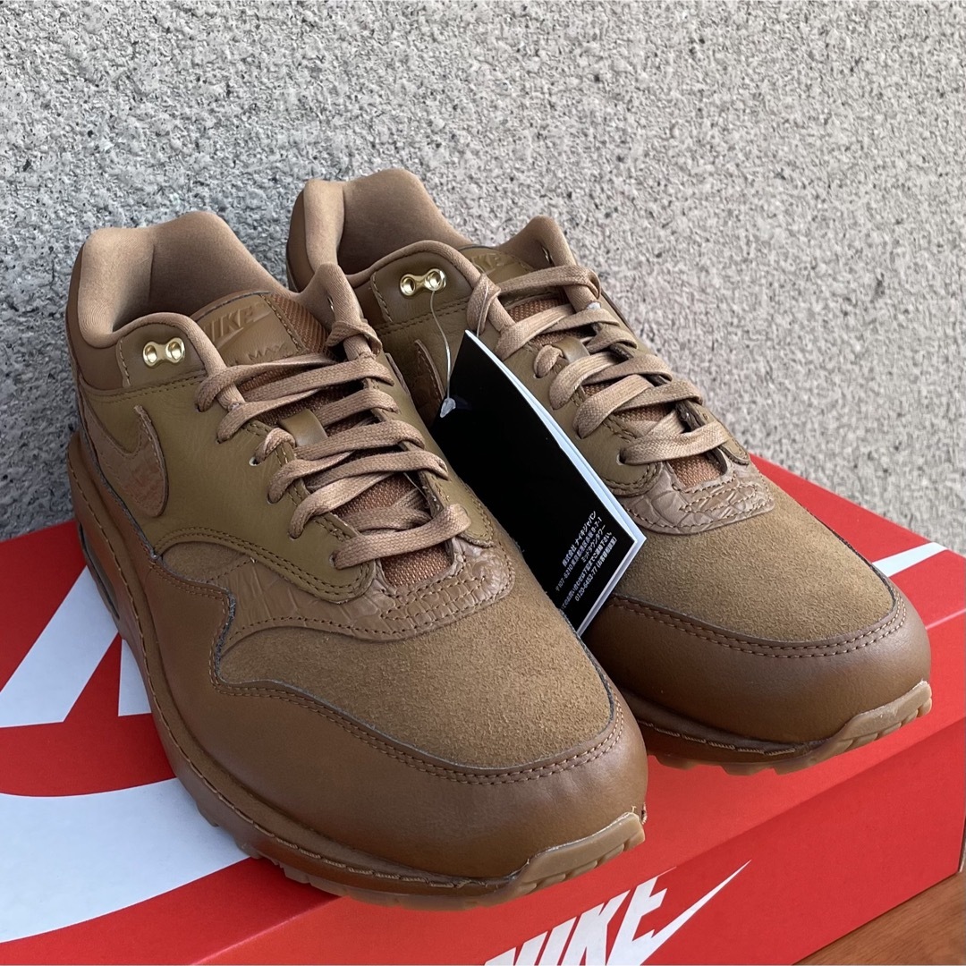 NIKE(ナイキ)の【極希少】W NIKE AIR MAX 1 '87 NBHD "BROWN" メンズの靴/シューズ(スニーカー)の商品写真