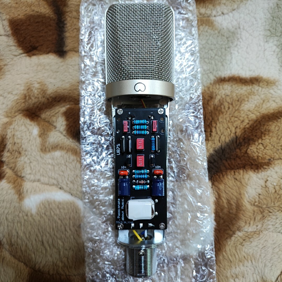 新品 自作 コンデンサーマイク Neumann U87i モディファイ 新品 自作 コンデンサーマイク Neumann U87i モディファイ