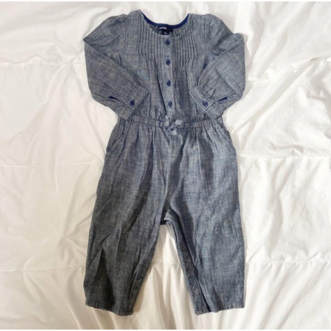 babyGAP(ベビーギャップ)のbabyGap オールインワン　つなぎ　半袖　長ズボン　ギャップ　子供服 キッズ/ベビー/マタニティのベビー服(~85cm)(パンツ)の商品写真