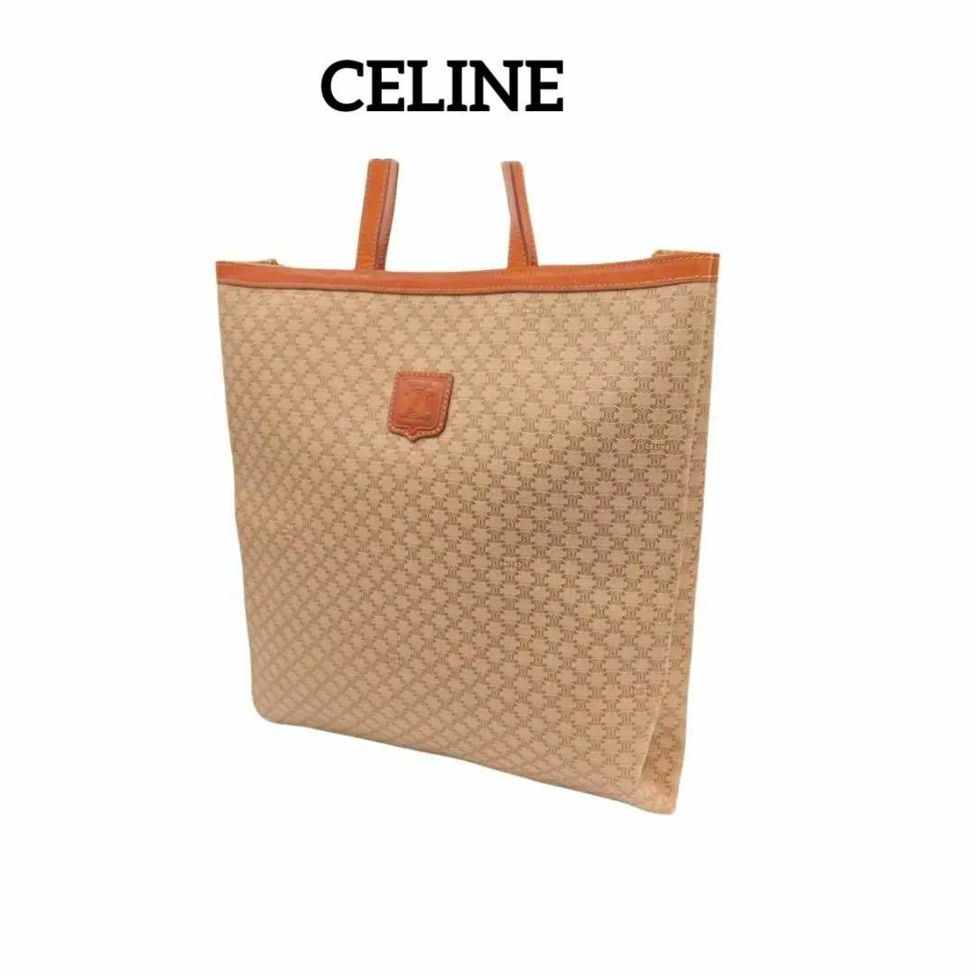 celine(セリーヌ)のセリーヌ バッグ トートバッグ ハンドバッグ　A4　マカダム  柄　レディース レディースのバッグ(トートバッグ)の商品写真