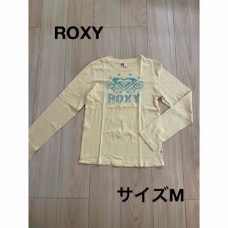 ロキシー(Roxy)の＊ロキシー：サイズM：黄色の長袖Tシャツ＊(Tシャツ(長袖/七分))