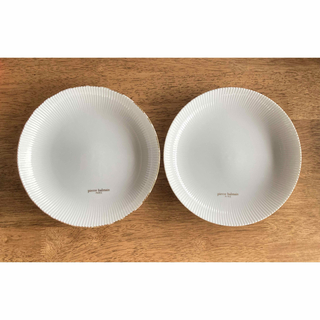 ピエールバルマン(Pierre Balmain)のピエールバルマン　プレート　ホワイト　皿　2枚セット　ヤマカ 食器 19cm(食器)