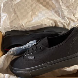 オーセンティック(AUTHENTIC（VANS）)のVans Skate Authentic Supreme 黒 OldSkool(スニーカー)