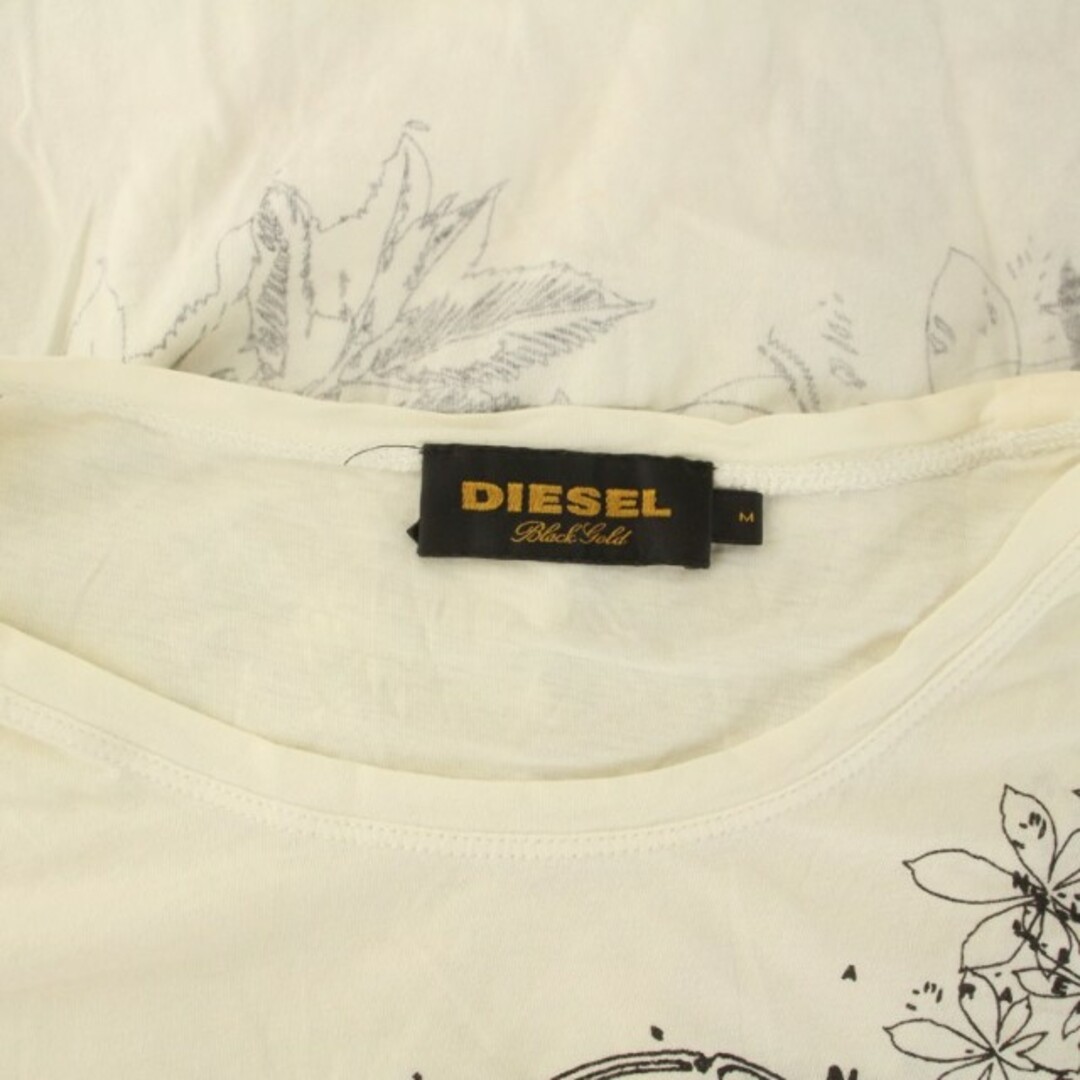 DIESEL BLACK GOLD Tシャツ カットソー プリント 長袖 M メンズのトップス(Tシャツ/カットソー(七分/長袖))の商品写真