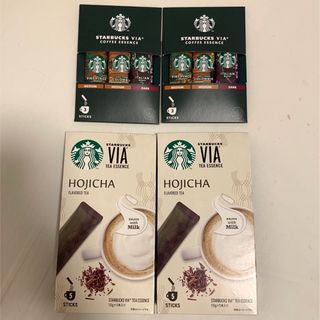 スターバックスコーヒー(Starbucks Coffee)のスターバックスヴィアほうじ茶コーヒーセット(コーヒー)