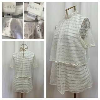 JILLSTUART 花柄レース 半袖トップス