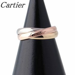 カルティエ(Cartier)のカルティエ トリニティ リング SM #48 AU750 スリーカラー 新品仕上げ済 Cartier【16442】(リング(指輪))