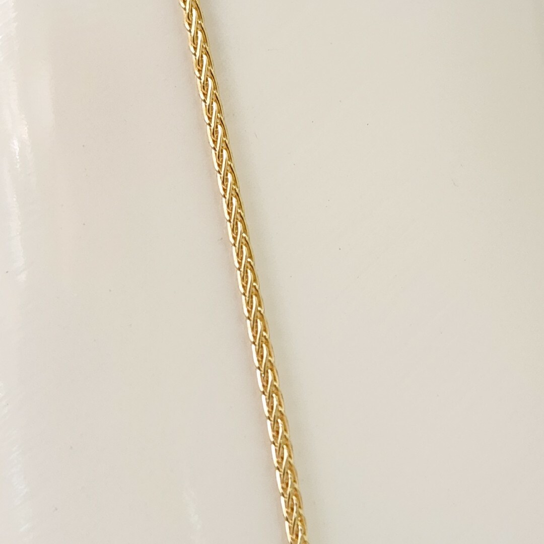 新品　イタリア製　K18スピガーネックレス　40cm レディースのアクセサリー(ネックレス)の商品写真