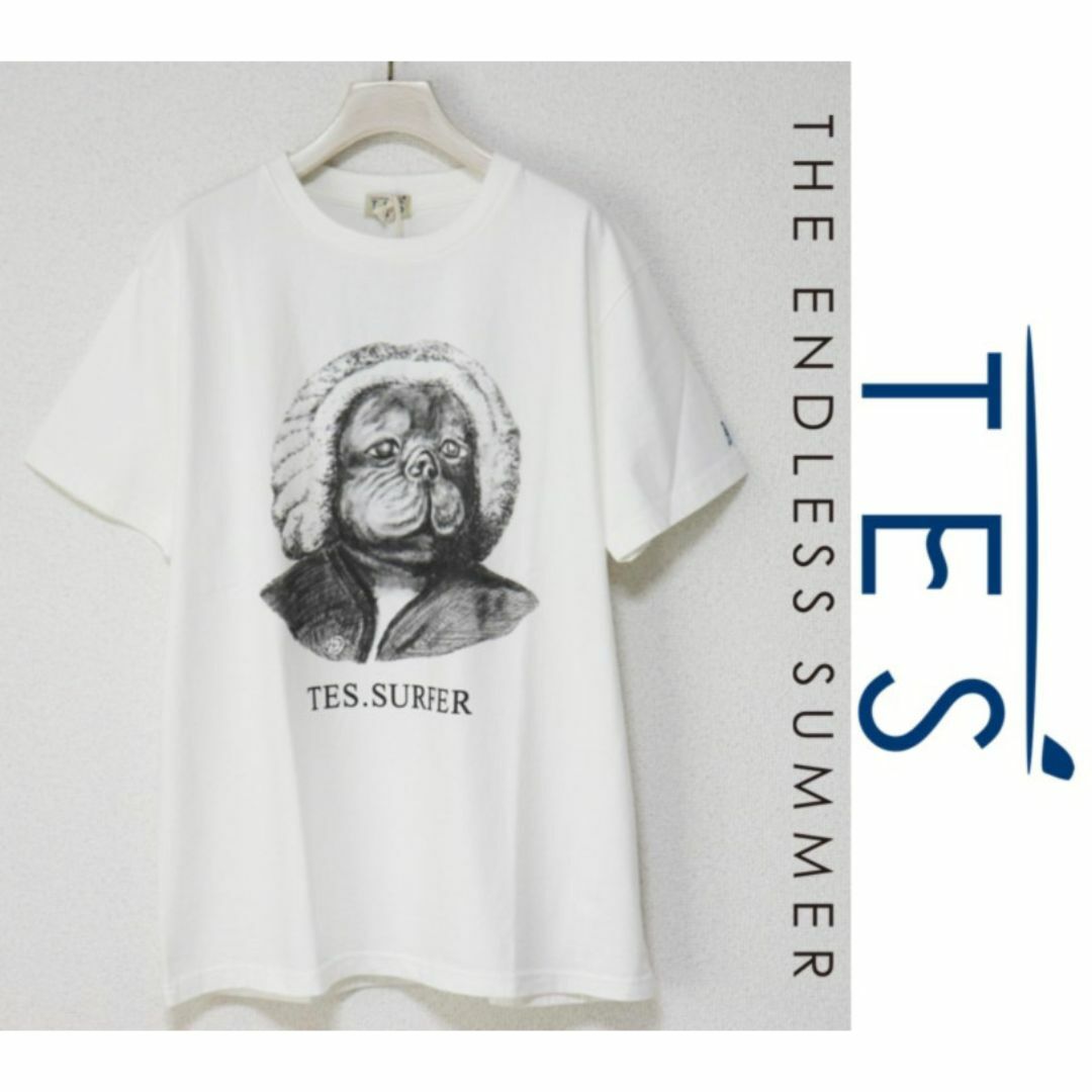 THE ENDLESS SUMMER（TES）(エンドレスサマー)の新品【TES エンドレスサマー】THE BUHI Tシャツ 白 L メンズのトップス(Tシャツ/カットソー(半袖/袖なし))の商品写真