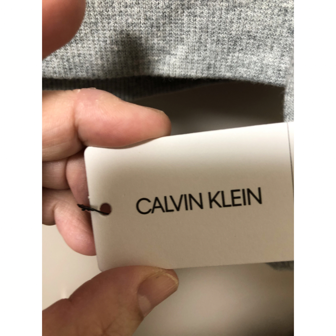 Calvin Klein(カルバンクライン)のCalvin Klein レディース　パーカー　L グレー　カルバンクライン  レディースのトップス(パーカー)の商品写真