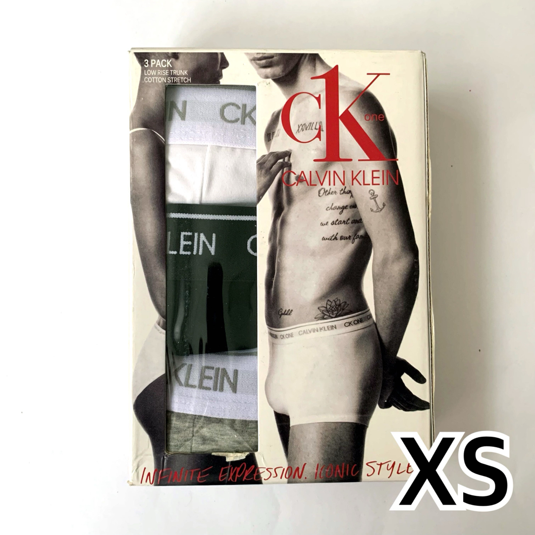 Calvin Klein(カルバンクライン)のCalvin Klein ボクサーパンツ CK one XSサイズ 3枚セット メンズのアンダーウェア(ボクサーパンツ)の商品写真
