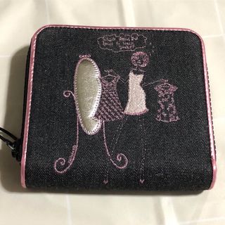 アナスイ(ANNA SUI)のANNA SUI  アナスイ 二つ折り財布 デニム 美品(財布)