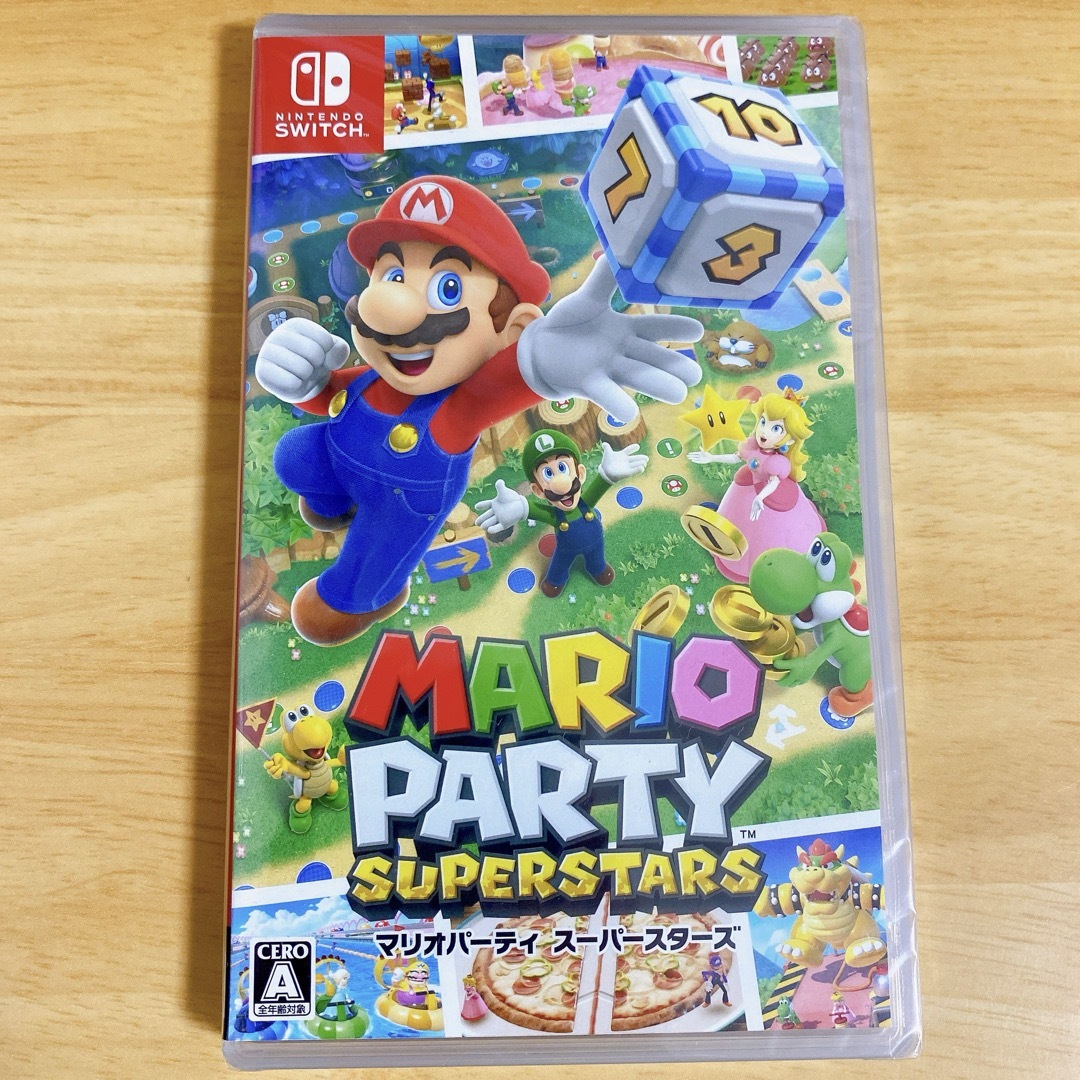 Nintendo Switch(ニンテンドースイッチ)の新品未開封　マリオパーティ スーパースターズ エンタメ/ホビーのゲームソフト/ゲーム機本体(家庭用ゲームソフト)の商品写真