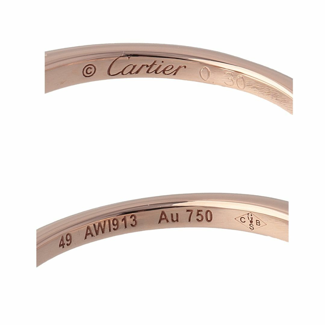 Cartier(カルティエ)のカルティエ バレリーナ ソリテール リング ダイヤ0.30ct H-VVS1-3EX #49 AU750PG GIA鑑定書 箱 保証書(2016年) 新品仕上げ済 Cartier【16615】 レディースのアクセサリー(リング(指輪))の商品写真