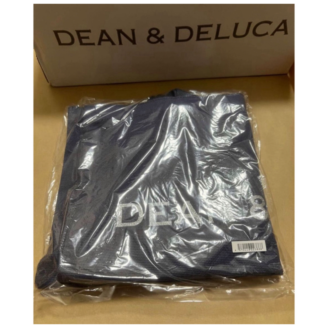 DEAN & DELUCA(ディーンアンドデルーカ)の新品未開封 正規品 DEAN&DELUCA トートバッグ　ブルーグレー L レディースのバッグ(トートバッグ)の商品写真