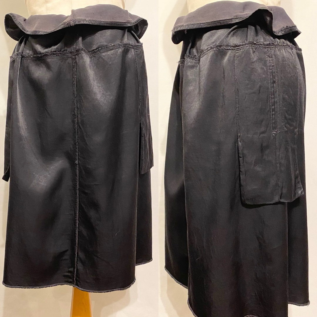 Maison Martin Margiela(マルタンマルジェラ)の【ここのえ期】 Martin Margiela 6 FOLDABLE SKIRT レディースのスカート(ひざ丈スカート)の商品写真