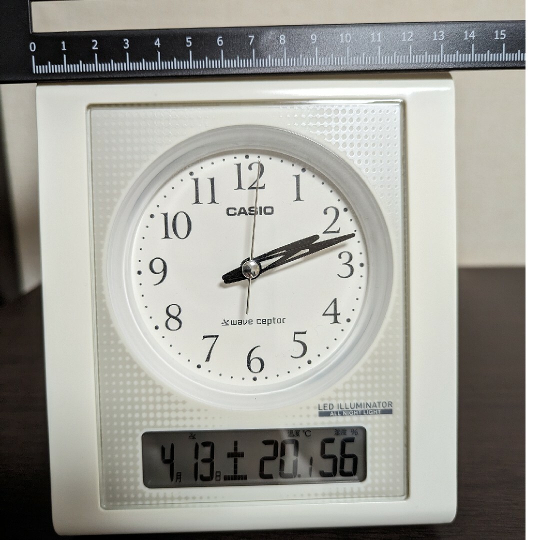 CASIO　電波置時計 インテリア/住まい/日用品のインテリア小物(置時計)の商品写真