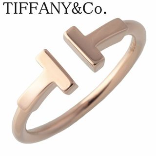 ティファニー(Tiffany & Co.)のティファニー Tワイヤー リング 12号 AU750PG 新品仕上げ済 TIFFANY【16723】(リング(指輪))