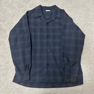 ジーユー(GU)のGU ジーユー　オープンカラーシャツ　Lサイズ(Tシャツ/カットソー(半袖/袖なし))