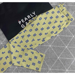 ジャックバニー(JACK BUNNY!!)の新品 パーリーゲイツ ジャックバニー ロゴジャガードストレッチパンツ(4)M/黄(ウエア)