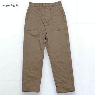 アッパーハイツ(upper hights)の美品＊アッパーハイツ ベイカーパンツ クロップド army 23(チノパン)