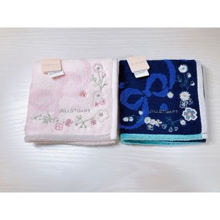 ジルスチュアート(JILLSTUART)の【新品】JILLSTUARTタオルハンカチ2枚セット(ハンカチ)